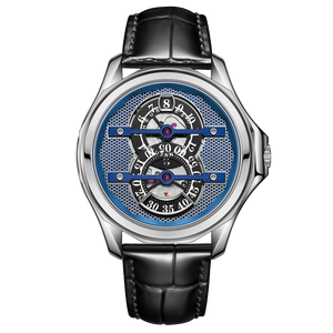 Montres automatiques mécaniques Miyota de luxe uniques avec affichage des heures par saut, design personnalisé, logo sur mesure, fabrication de montres-bracelets, ODM OEM - Product Image 3