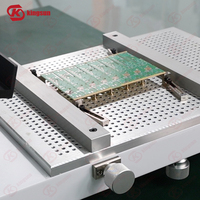 Impresora de plantilla de pasta de soldadura PCB de escritorio 450x320mm máquina de impresora Manual Pcb impresora de pasta de soldadura Smt