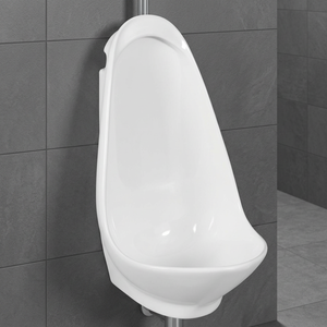 Urinoir mural en céramique, petit urinoir en céramique, articles sanitaires pour salle de bain, WC, urinoir, produits sanitaires, 270 x 280 x 400 mm - Product Image 3
