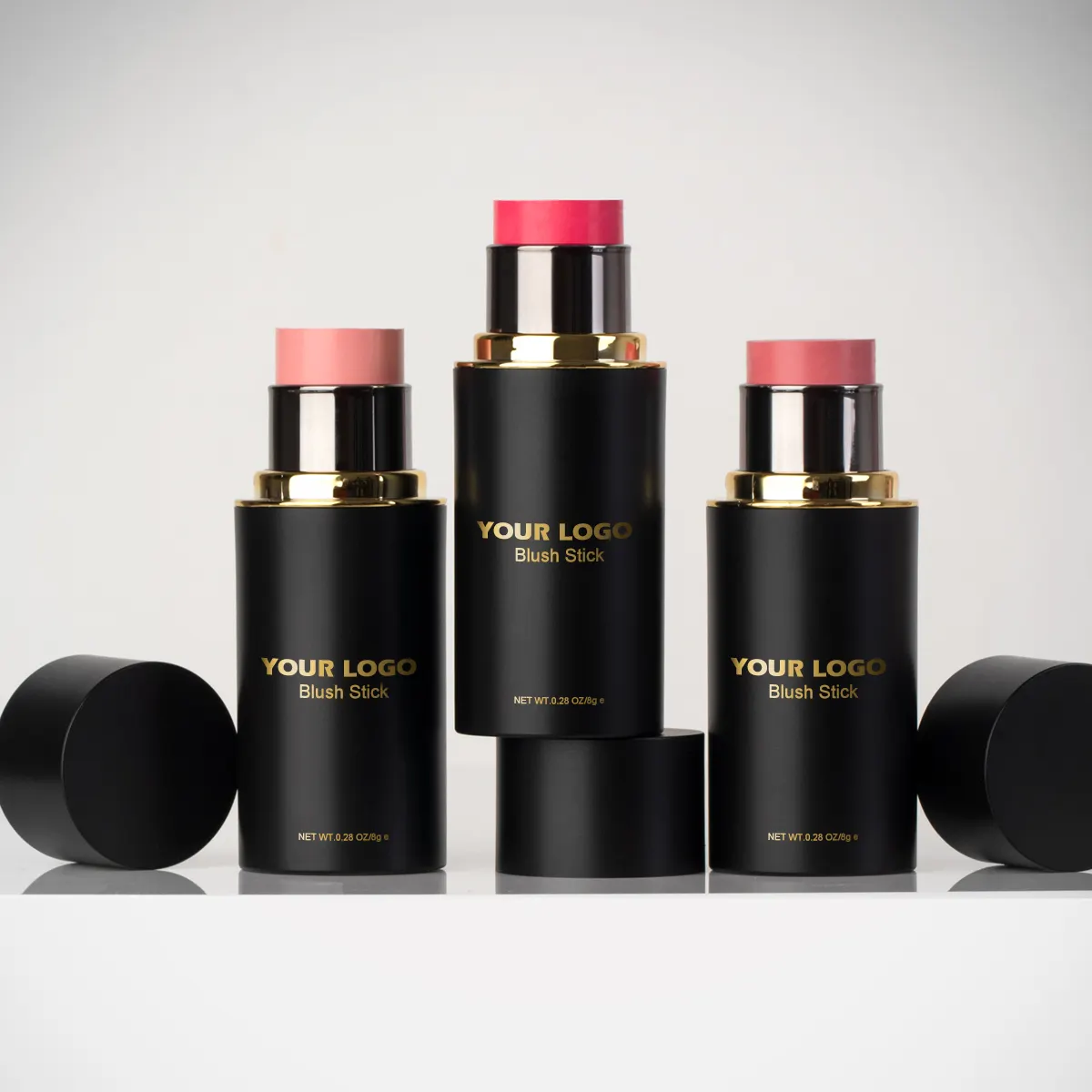 Ultra-Luxe High Pigment Lightweight Blush Cruelty-free Rosy Flush Creamy Blush Stick Custom Logo High Quality Blush