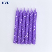Bougies de fête en spirale en cire, design éclatant à couleurs contrastées, thème romantique, mini-bougies en forme de bâtonnet pour décoration de gâteau de mariage et de fête 2026