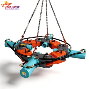 Hangood BYMK600 BYMK800 Round <b>Hydraulic</b> Pile Breaker Concrete Crusher Pile <b>Cutter</b> for SY205 SY215 Pile Head Crusher - Product Image 1