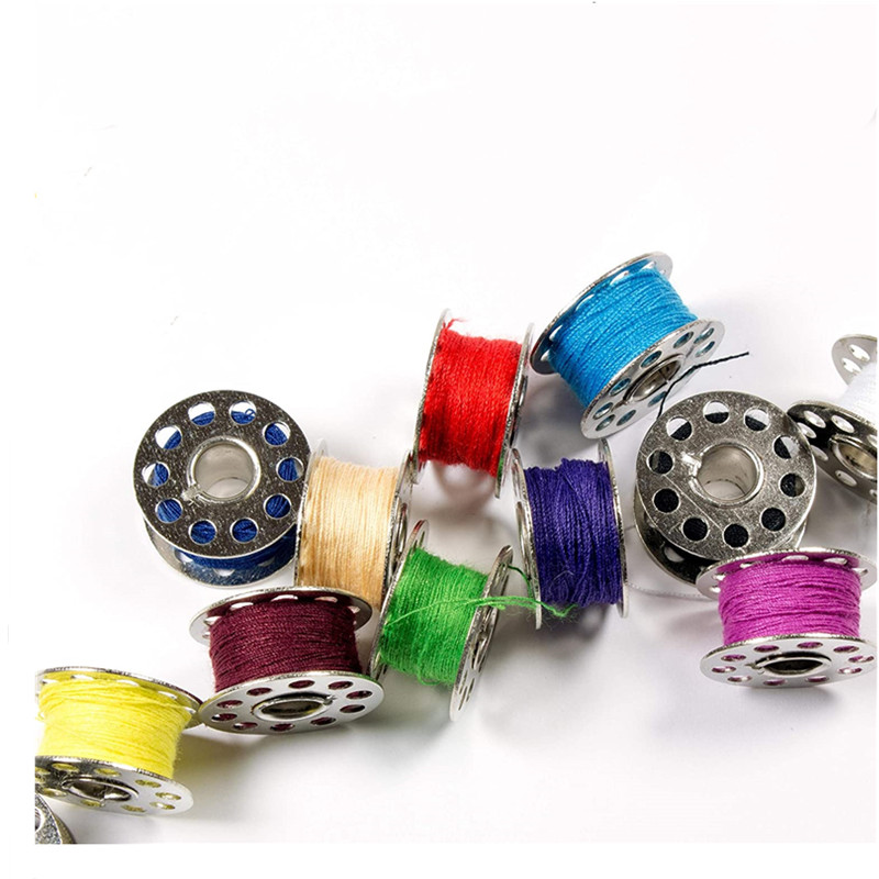 2 см серебряные металлические бобины в 200 шт. в коробке для швейных машин