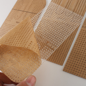 Regla de Cálculo de Posicionamiento de Perforación de Acrílico Transparente, <span class=keywords><strong>Plantilla</strong></span> de Esténcil para Herramientas de Fabricación de Cuero, de 3 mm a 4 mm - Product Image 3