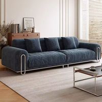 Canapé en velours chenille haut de gamme italien 2026, design minimaliste moderne et luxueux, pour appartement grand ou petit, idéal pour salon