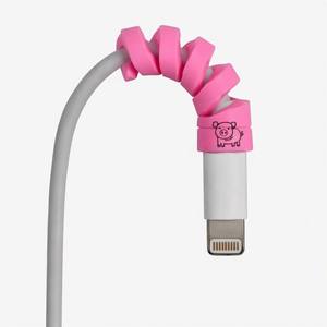 Silicone Spiral Cable <b>Protector</b> Flexible USB Charging Cord Saver Anti Break Sleeve For <b>Phone</b> Wire Protection Customized - Product Image 3