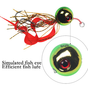 Señuelo de Pesca Ya Jie para Exteriores, 60g, Plomo Electrochapado, para Pesca en Mar, Pesca de Bacalao, Pesca en Alta Mar - Product Image 2