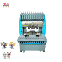 Machine de distribution automatique de liquide pour porte-clés en PVC, machine à patchs en caoutchouc PVC