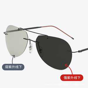 ขายส่งแว่นตากันแดดกีฬาโพลาไรซ์โฟโตโครมิกสําหรับผู้ชายผู้หญิงป้องกันรังสียูวีความปลอดภัยขี่จักรยานกลางแจ้งขับรถแว่นตาตกปลา - Product Image 2