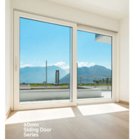 Sistema de Cierre de Seguridad Multipunto con Protección Antirrobo y Antivandalismo, Ventana Corredera de PVC de Diseño Europeo para Uso en Hoteles