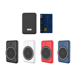 Магнитный внешний аккумулятор, беспроводное зарядное устройство, внешний аккумулятор 5000 мАч, беспроводное зарядное устройство 15 Вт, мини магнитное портативное зарядное устройство, беспроводной внешний аккумулятор