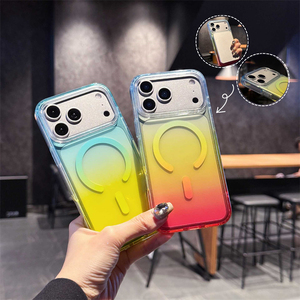 เคสโทรศัพท์กันกระแทกแบบไล่เฉดสี พิมพ์ลาย IMD รองรับการชาร์จไร้สายแบบแม่เหล็ก สำหรับ iPhone 17 AIR 18 Pro Max 16 15 14 13 12 - Product Image 1