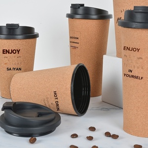 Cà Phê Cốc giấy bao bì dùng một lần kem ăn được Kraft Hộp sinh thái thân thiện tùy chỉnh phân hủy sinh học xốp Pet tay áo tường - Product Image 3