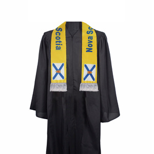 Bufanda con bandera de Nueva Escocia, venta al por mayor, productos de animación de fútbol personalizados, bufanda para fanáticos con bandera nacional, bufandas con borlas, chal - Product Image 5