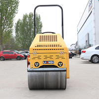 Rouleau compresseur vibrant Liondi DVR-1000 à double tambour pour la construction et l'entretien routier