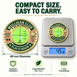 Niveau à bulle double face personnalisé avec logo de club de golf pour la lecture du green, accessoire de putting pour les magasins professionnels, les tournois et les cadeaux promotionnels - Product Image 5