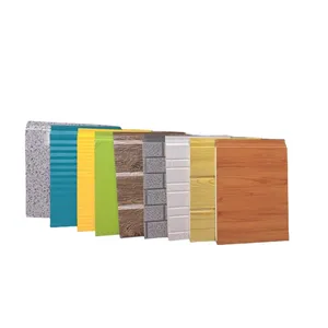 Environmental Friendly PU Foam Sandwich Panel Prefabricated Wall Panels Polyurethane Insulation Board for Home Bar