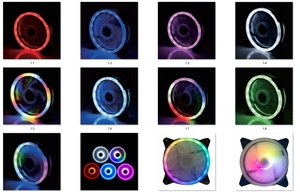 120Mm Trường Hợp Fan Argb Máy Tính Trường Hợp Người Hâm Mộ Yên Tĩnh Pwm Hiệu Suất Cao Làm Mát CPU Fan Đối Với PC Trường Hợp Máy Tính - Product Image 2