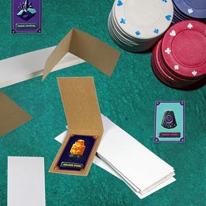 ที่กําหนดเอง 3x4.5 นิ้วกระดาษกระดาษแข็งเครื่องหยอดเหรียญการ์ดซื้อขายการจัดส่งป้องกันสําหรับกีฬาการ์ด - Product Image 5