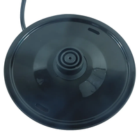 Bouilloire électrique pour faire bouillir de l'eau, bouilloire à thé et cafetière électrique, noir et bleu, double paroi, LED rouge, arrêt automatique, 360° °   Base OEM