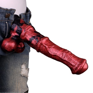 11inch Huge Realistic Horse <b>Dildo</b> 2.32inch Thick Liquid Silicone Animal <b>Dildo</b> Anal G-spot Stimulation Penis Male Female Sex Toys - Product Image 2