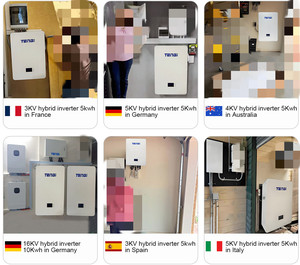 10kw 5 10 kw 15kwh 48V Lifepo4 5kwh壁掛けバッテリーパワーホームリチウムソーラーパネルシステムインバーターと家庭用バッテリー - Product Image 5