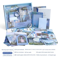 Scrapbook Kit Journal autocollant journal cahier ensemble pour filles cadeaux Vintage Art main artisanat planificateur Album Journal