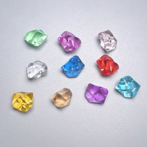 Разноцветные акриловые хрустальные ледяные камни, пластиковые камни, камни, горный хрусталь, ваза, наполнители, Свадебный дисплей, Набор для изготовления масленки для девочек - Product Image 3