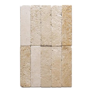 Beige Tumbled Engineered <b>Wood</b> <b>Blocks</b> Durable Fire Water Resistant Modern Exterior Wall Cladding Click Lock Installation 5+ Year - Product Image 3