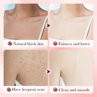 OEM SADOER Marque Privée Luxe Soins de la Peau Parfumé Éclaircissant Kiwi Gel Douche Exfoliant Savon Liquide Bain et Douche