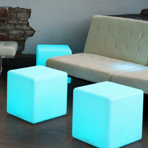 PUFFS LOUNGE / MESAS DE CENTRO / <span class=keywords><strong>Mesa</strong></span> de Centro o Silla LED Cube para Eventos - Product Image 3