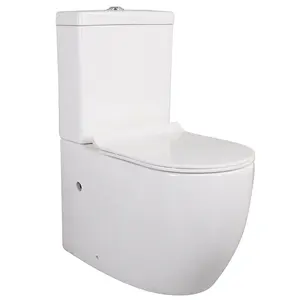 Inodoro de esquina de doble descarga con accesorios de baño, gran oferta