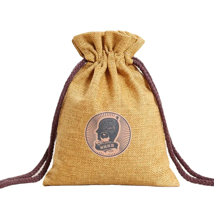 Customized tea packing jute bags Packing Window Jute Bag Tote Buyers China Rice Used Jute Gunny Bags For Gifts