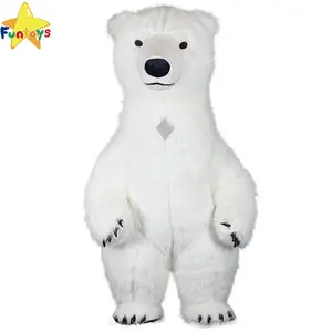 Funtoys CE bello Gonfiabile Orso Polare Costume Della Mascotte Per La vendita