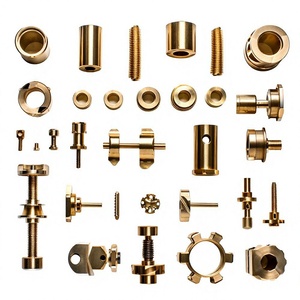 เครื่องกัดกลึง CNC ทองเหลืองทองแดงชิ้นส่วนเครื่องจักรกลมีความต้องการสูงปรับแต่งได้ตามต้องการ - Product Image 1