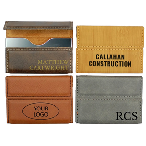 WRIZA Porte-cartes de visite fin et élégant, léger et professionnel, pour une utilisation quotidienne bien organisée, avec un design élégant et durable - Product Image 1