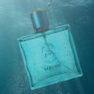 Profumo Femminile Quadrato Traslucido Turchese con Tappo Nero Opaco Blu Reale Acqua di Mare Acquatico Lunga Durata - Product Image 4