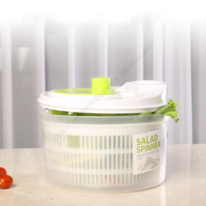 Secador Manual de Plástico LM01 para Ensaladas y Verduras, Apto para Contacto con Alimentos, Utensilio de Cocina para el Hogar, Venta al Por Mayor - Product Image 3