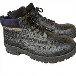 Bottes de sécurité imperméables en cuir véritable Jora d'Ouganda, avec embout en acier et semelle antidérapante, en gros pour l'industrie de la construction et des mines - Product Image 2