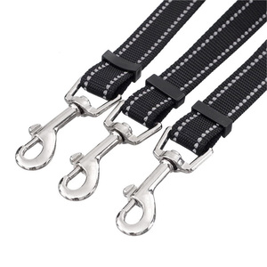 Acoplador ajustable de nailon sin enredos desmontable 3 en 1 correa múltiple para perros y gatos correa para cachorros correa para perros de 3 vías con mango acolchado suave - Product Image 5
