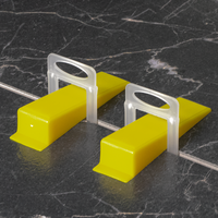 100 Entretoises pour Installation de Carrelage Céramique – Clips de Nivellement pour un Alignement Parfait et une Tenue Forte