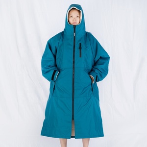 Water Sport Adult <strong>Surf</strong> Poncho Waterproof Sherpa Fleece Lining Warm Beach <strong>Surf</strong> Changing Robe Beach <strong>Coat</strong> - Product Image 1