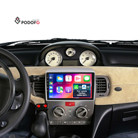 Podofo pour Lancia Ypsilon 2006-2011 Autoradio Android 9 pouces 4+64G Radio de voiture sans fil Carplay/Android Auto GPS RDS WIFI OEM/OEM