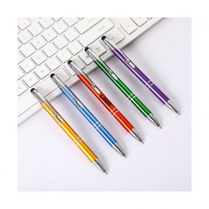 Custom Logo Stylus Aluminum Ballpoint <b>Pen</b> With Laser Engraving for Promotions - Product Image 1