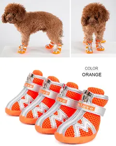 Mode bottes pour chiens de compagnie hiver en plein air chien chaussures de marche doux et chaud baskets pour animaux de compagnie chien adapté à toutes les saisons