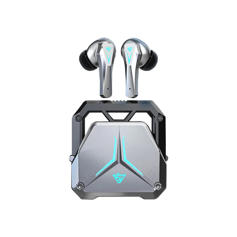 SP23 TWS earphone Stereo nirkabel 5.1, Headset earbud bermain game olahraga tahan air dengan mikrofon untuk ponsel