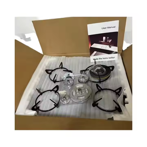 Hot Selling PINANG Vertical Multifunctional Stainless Steel Tempered Glass Black Convection Oven Multi-hole Gas Stove <b>Range</b> - Product Image 3