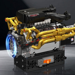 Mould King 10224 2025 Nuovo Motore Valkyrie V12, Gioco Creativo, Modello di Intrattenimento, Giocattoli per Bambini, Set di Blocchi da Costruzione - Product Image 3
