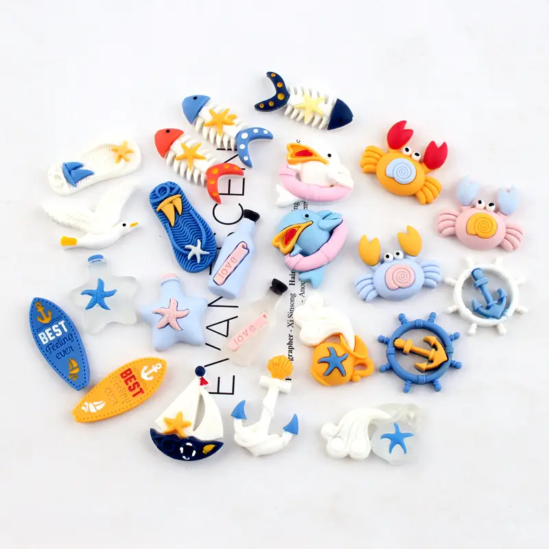 Hot selling resin simulation cartoon Random mix bottle accessories resin crafts