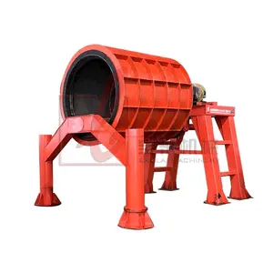 Máquina para fazer tubos de concreto de água, máquina de molde de canal de irrigação vertical da china